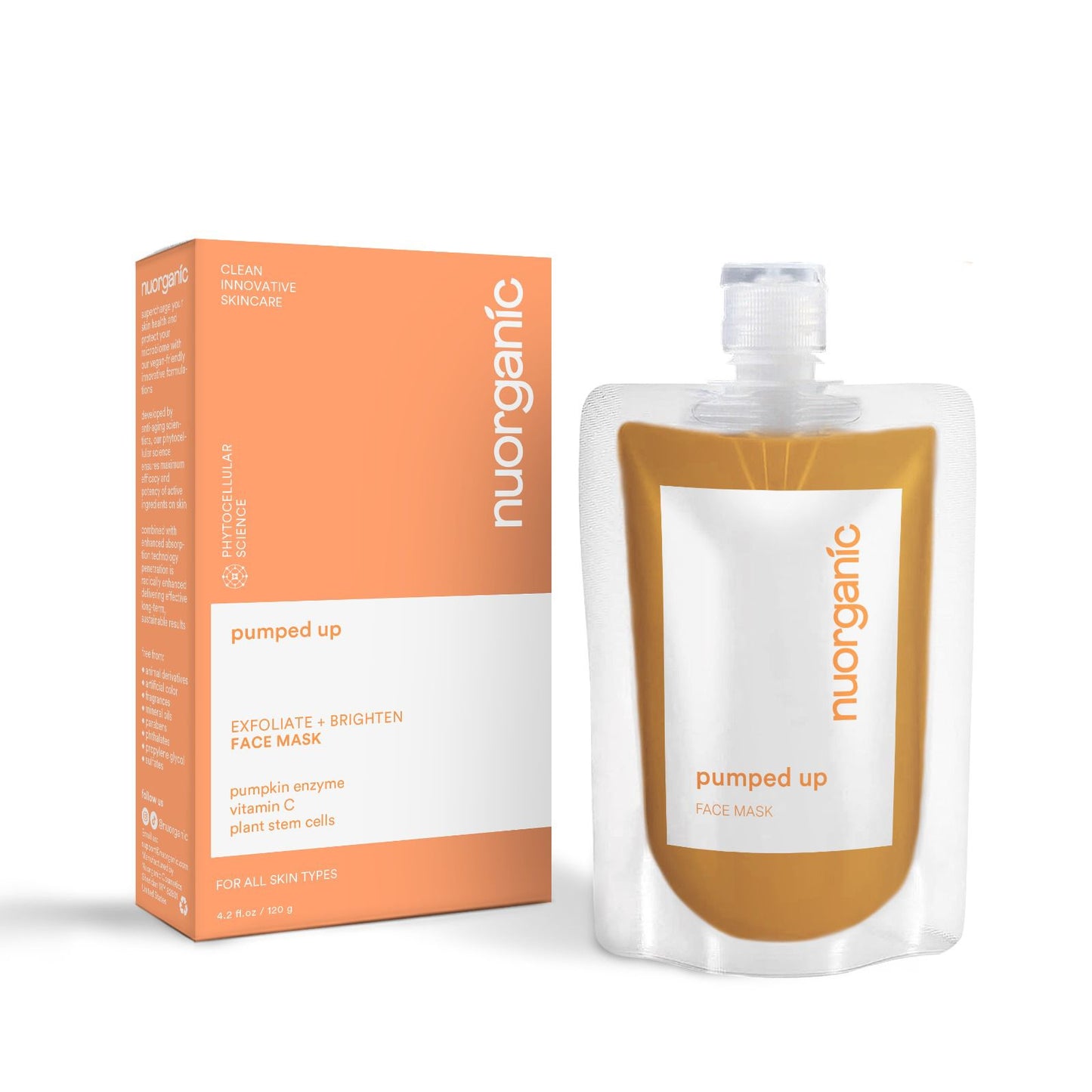 Pumped Up Pumpkin Face Mask