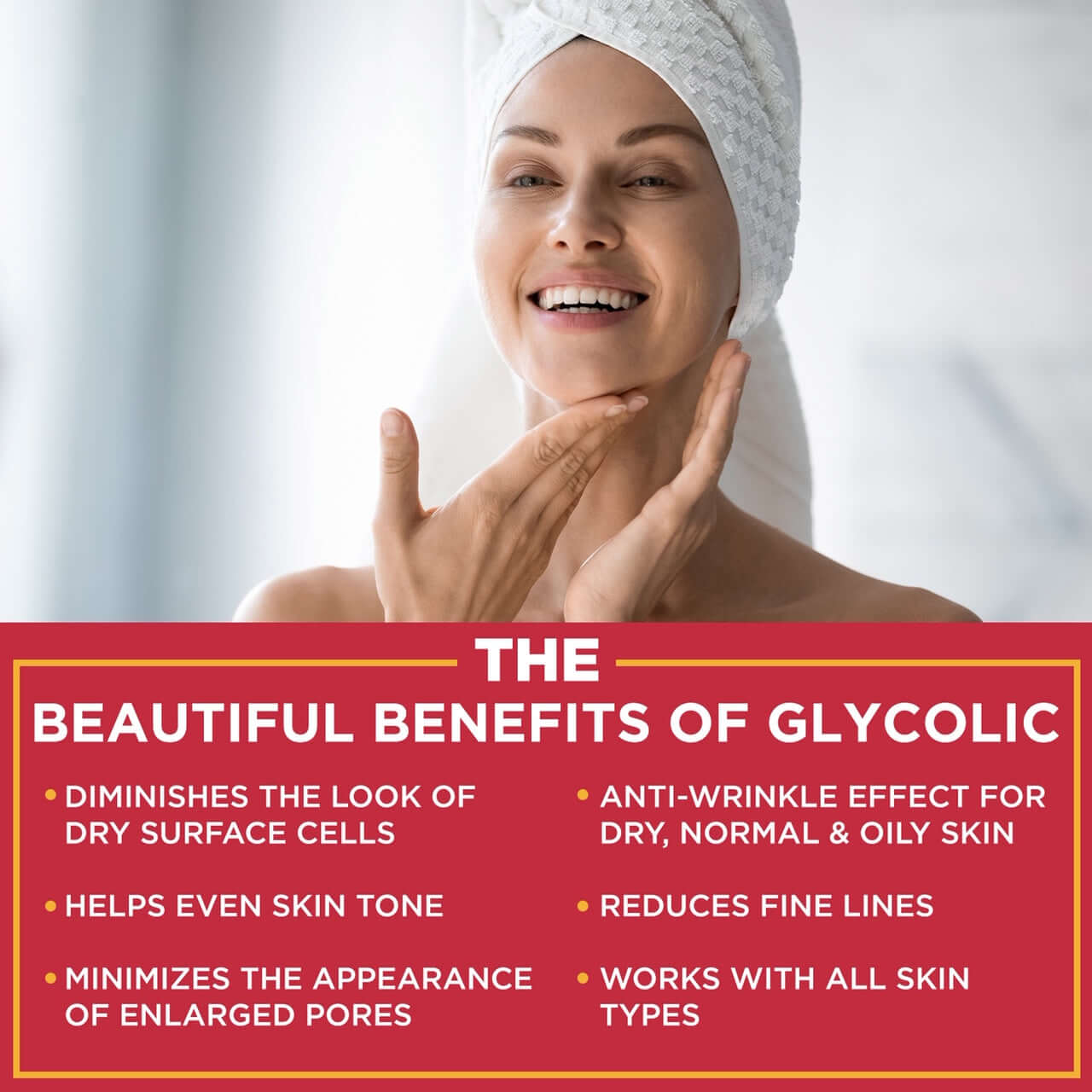 Glycolic Acid Serum- Limitless Face Rejuvenation | Reduce pores, Improve Tone, Gentle Peel-NuOrganic Cosmetics