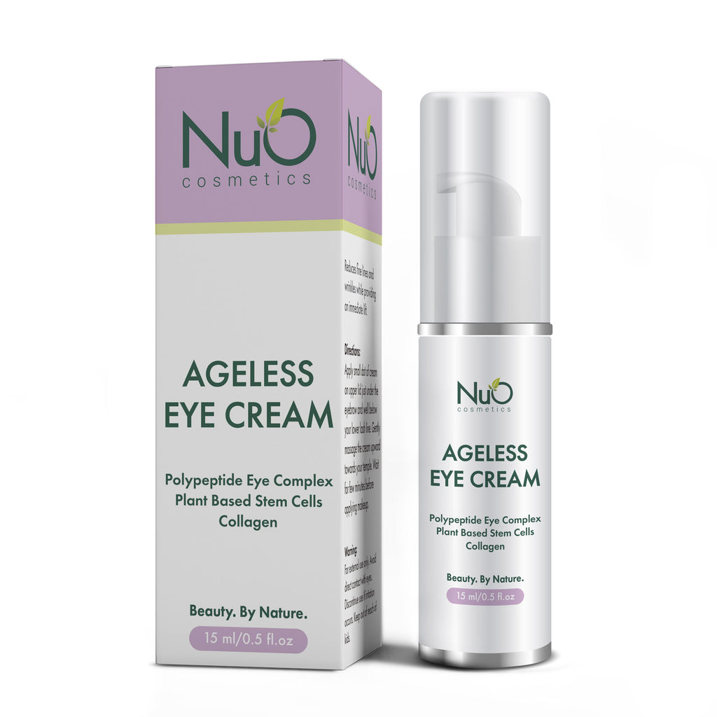 Ageless Eye Cream- Powerful Peptides and Collagen | Erase Signs of Aging | Vegan-NuOrganic Cosmetics