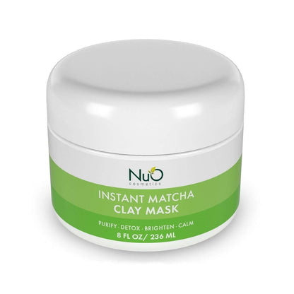 Instant Matcha Clay Mask- Ready to Use Blend of Bentonite Clay and Organic Matcha + | Cleanses and Clarifies-NuOrganic Cosmetics